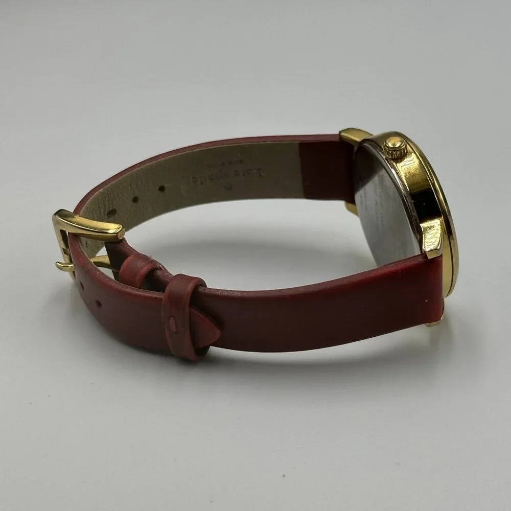 Kate Spade Zodiac Watch Women Gold Tone Cancer Crab Dial New Battery